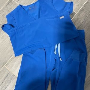 Royal Blue Figs Scrubs